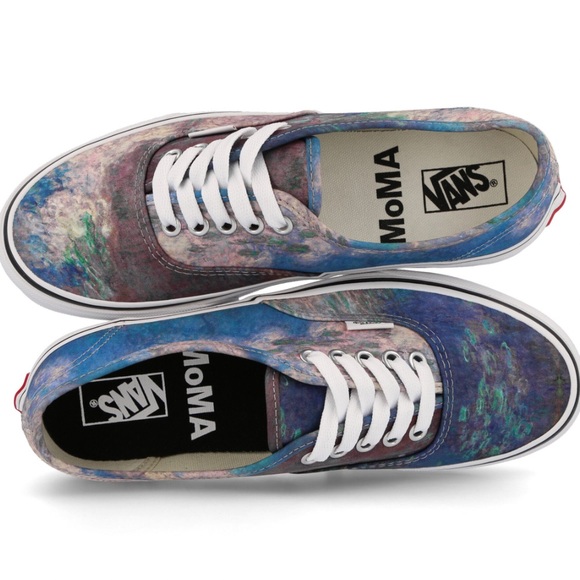 VANS WMNS MOMA X AUTHENTIC 'CLAUDE MONET WATER LILY Sneakers - Picture 3 of 16